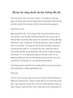 Hệ lụy do uống thuốc dạ dày không đầy đủ pptx