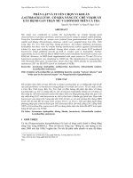 PHÂN LẬP VÀ TUYỂN CHỌN VI KHUẨN LACTOBACILLUS SP. CÓ KHẢ NĂNG ỨC CHẾ VI KHUẨN GÂY BỆNH GAN THẬN MỦ VÀ ĐỐM ĐỎ TRÊN CÁ TRA doc