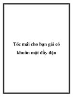 Tóc mái cho bạn gái có khuôn mặt đầy đặn potx