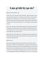 Làm gì khi bị rạn da? docx