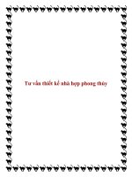 Tư vấn thiết kế nhà hợp phong thủy docx