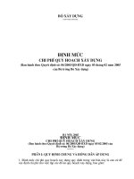 QD06-2005-BXD-DINH MUC CHI PHI QUY HOACH-P1 pot