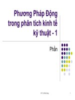 Phương Pháp Động trong phân tích kinh tế kỹ thuật - 1 doc
