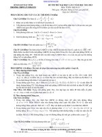 Đề Thi ĐH môn toán ôn tập 6 docx