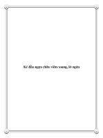 Ké đầu ngựa chữa viêm xoang, lở ngứa docx