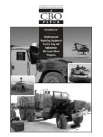 Replacing and Repairing Equipment Used in Iraq and Afghanistan: The Army’s Reset Program ppt