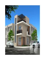 Thiết kế ngôi nhà hiện đại 2 mặt tiền potx