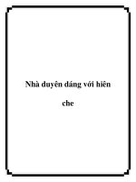 Nhà duyên dáng với hiên che potx