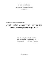 Phát triển dòng phim lịch sử việt nam