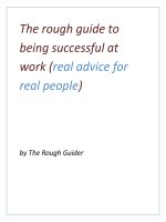 The rough guide to being successful at work (real advice for real people) pptx