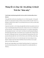 Mang tất cả công việc văn phòng và duyệt Web lên 