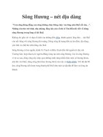 Sông Hương – nét dịu dàng docx