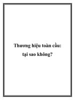 Thương hiệu toàn cầu: tại sao không? doc