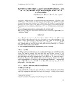 TẠO DÒNG BIỂU HIỆN malQ TỪ ESCHERICHIA COLI K12 VÀ XÁC ĐỊNH ĐIỀU KIỆN HOẠT ĐỘNG TỐI ƯU CỦA ENZYM MalQ doc