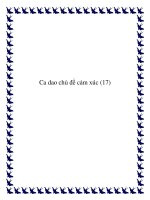 Chọn lọc bài ca dao chỉ đề cảm xúc potx