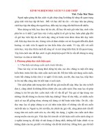 KINH NGHIỆM ĐỌC SÁCH VÀ GHI CHÉP ppt