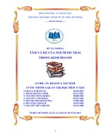 TÂM VÀ KẾ CỦA NGƯỜI DO THÁI  TRONG KINH DOANH