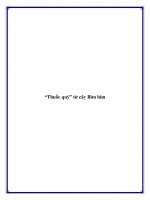 “Thuốc quý” từ cây Bìm bìm pot