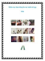 Khéo tay làm khuyên tai xinh từ kẹp tăm pot