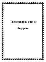 Thông tin tổng quát về Singapore potx