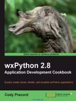 wxPython 2.8 Application Development Cookbook docx