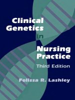 Clinical Genetics in Nursing Practice Third Edition pptx