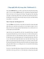 Công nghệ hiển thị trong năm: Multitouch (1) docx