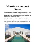 Ngôi nhà lắp ghép sang trọng ở Mallorca docx