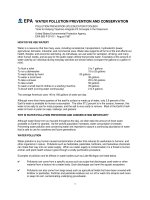 WATER POLLUTION PREVENTION AND CONSERVATION potx