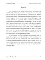 Tính toán hệ thống xử lý nước thải chứa hàm lượng hữu cơ cao quy mô phòng thí nghiệm