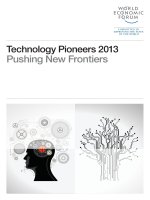 Technology Pioneers 2013 Pushing New Frontiers pptx