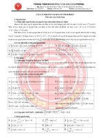 CÁC LÝ THUYẾT CƠ BẢN VỀ TÍCH PHÂN pdf