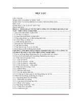 Tìm hiểu hoạt động marketing của công ty cổ phần quảng cáo tầm nhìn công nghệ mới