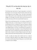 Nồng độ CO2 cao làm giảm khả năng học tập và làm việc pdf