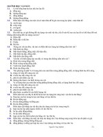 TRẮC NGHIỆM TĨNH HỌC VẬT RẮN ppt