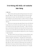 3 từ không thể thiếu với website bán hàng pdf