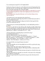 Các câu thường hỏi trong Đồ Án Tốt Nghiệp KSXD potx