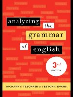 lang arts analyzing the grammar of english