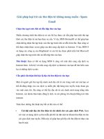 Giải pháp loại trừ các thư điện tử không mong muốn - Spam Email pptx