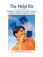 The Help! Kit - A Resource Guide for Secondary Teachers of Migrant English Language Learners