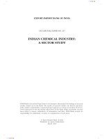 INDIAN CHEMICAL INDUSTRY: A SECTOR STUDY pot