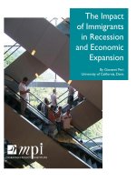 THE IMPACT OF IMMIGRANTS IN RECESSION AND ECONOMIC EXPANSION ppt