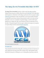 Xây dựng cấu trúc Permalink thân thiện với SEO pdf