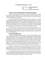 CAC PHUONG PHAP HOC TU VUNG