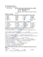 ĐỀ THI HỌC SINH GIỎI AWNH VĂN TRƯỜNG THPT LÊ VIỆT TẠO VÒNG 2 pdf