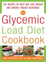 Glycemic Load Diet Cookbook: 150 RECIPES TO HELP YOU LOSE WEIGHT AND REVERSE INSULIN RESISTANCE docx