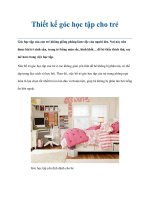 Thiết kế góc học tập cho trẻ docx