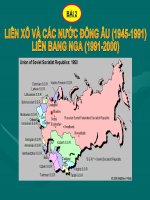 Liên xô và các nước Đông Âu - bài 2 môn lịch sử