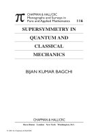 Supersymmetry in quantum and classical mechanics   b k bagchi
