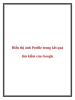 Hiển thị ảnh Profile trong kết quả tìm kiếm của Google. pdf